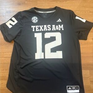 Adidas Texas A&M Black Jersey Size XL